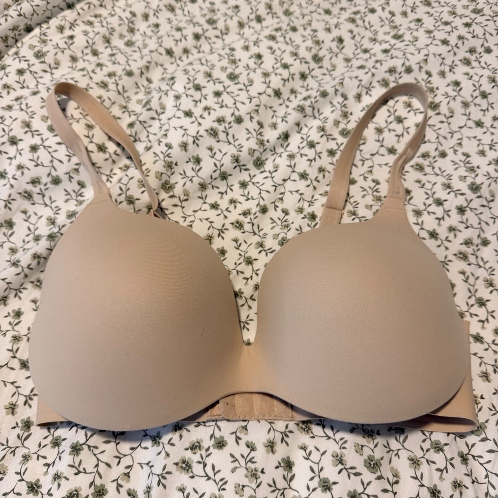 Maidenform One Fab Fit Extra Coverage T-Shirt Bra Nude Beige 36C